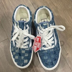 Vans Old Skool Platform Denim